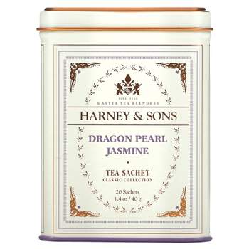Harney & Sons Fine Teas, Dragon Pearl Jasmine, 20 Tea Sachets, 1.4 oz (40 g)