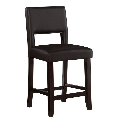 Linon monaco deals gray counter stool