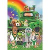 Lucky Pups St. Patrick's Day House Flag Dogs Humor 28" x 40" Briarwood Lane - 3 of 4