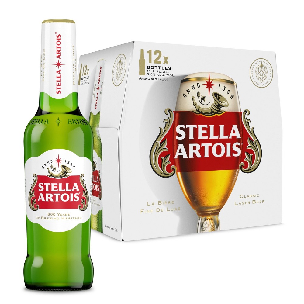 Stella Artois 12oz Bottle 12Pk