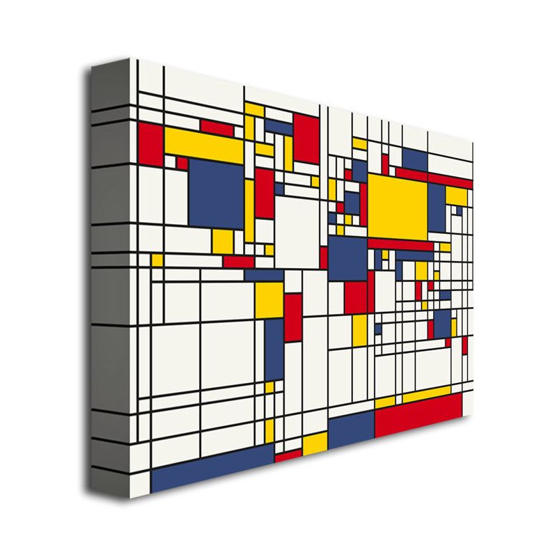 22&#34; x 32&#34; Mondrian World Map by Michael Tompsett - Trademark Fine Art, 4 of 6