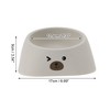 Unique Bargains Non-Skid Puppy Bowl Gray 1 Pc - 2 of 4