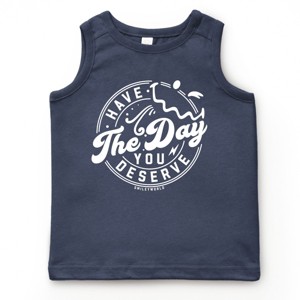 The Juniper Shop SmileyWorld Have The Day You Deserve Circle Youth Tank Top - 1 of 4