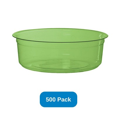Eco-Products 8 oz Round Deli Container Eco-Products Compostable Green PLA - Case of 500