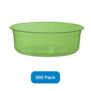 Eco-Products 8 oz Round Deli Container Eco-Products Compostable Green PLA - Case of 500 - 1 of 3