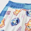 Girls' 4pc Bluey Long Sleeve Pajama Set - Blue - 4 of 4