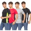 Daresay Mens Dri Fit Shirts Moisture Wicking Tshirt For Men Gym Shirts For Men, Up to 3XL, Pack of 4 - 2 of 4
