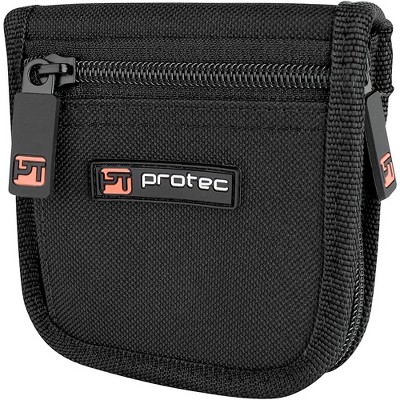 Protec Protec Trumpet Mouthpiece Nylon Pouch with Zipper Closure, 2-Piece Silver