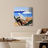 Art Remedy Relaxing Sunny Beach View Chic Coastal Wall Art Unframed - 2 of 4