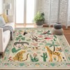 Vintage Animal Rugs, Washable Soft Low Pile Non Slip Large Carpet for Living Room, Nursery, Farmhouse, Hallway, Entryway, Laundry, Nursery, Kids Room - 3 of 4
