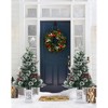 Artificial Christmas Tree With Warm White LED Lights- 3Ft Fiber Optic-Like Flocked Tree  for Home, Shops, Party and Holiday Christmas Decoration - 4 of 4