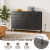 Gikpal 10 Drawer Dresser, Dresser TV Stand with Power Outlet, Bedroom Dresser, Chest of Drawers for 55'' Long TV, Dresser for Storage and Organization - 4 of 4