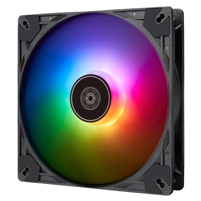 SilverStone Technology VISTA 140 ARGB Translucent PC fan blade black PBT  frame HDB bearing 1600RPM 4pin-PWM 500mm cable 4-1pin ARGB 800+300mm cable