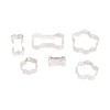 Country Living 6-Piece Stainless Steel Cookie Cutter Set - Easy to Clean Baking Tools - 3 of 4