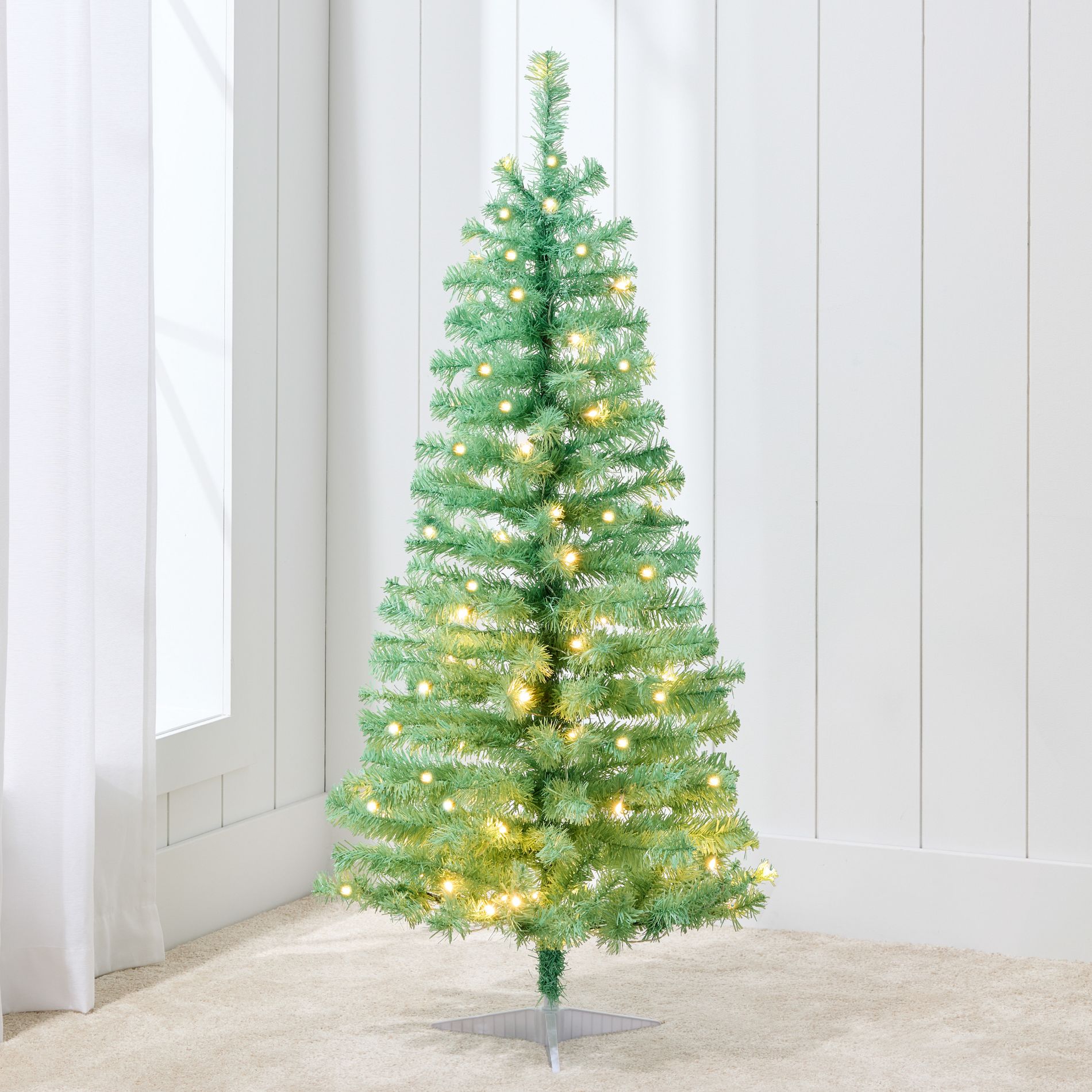 Best Choice Products 4ft Pre-lit Colored Christmas Tree, Artificial Tree Holiday Decor w/ LED Lights