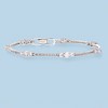 Ross-Simons 2.75 ct. t.w. CZ Station Bracelet in Sterling Silver - 4 of 4