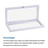 Unique Bargains ABS frames and TPU film 3D Jewelry Box with Base - 4 of 4