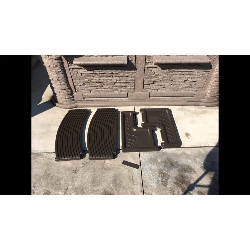 Portobello Brown Resin Multi-Purpose Spa and Patio Step