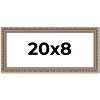 PosterPalooza | Panoramic Deco Silver Picture Frame - UV Acrylic, Foam Board Backing, Hanging Hardware - 2 of 4
