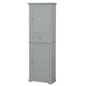 NicBex 67.3 Inch Tall Bathroom Storage Cabinet,Slim Storage Cabinet with Drawer and Adjustable Shelf - 1 of 4