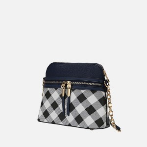 MKF Collection Suki Checkered Crossbody Bag by Mia K - 1 of 4