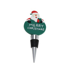 Unique Bargains Long Stem Stopper Green Silicone Ring Aluminum Alloy TPE 1 Pc - 1 of 3