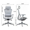 High Back Mesh Office Chair,Swivel Ergonomic Design for Luxurious Comfort and Stability,Perfect for Home Office - The Pop Home - 2 of 4