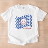 Simply Sage Market Women's America Vibes Stacked Short Sleeve Garment Dyed Tee - 3 of 4