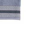 Cubes Stylish Embroidered Diamond Patterned Terry Hand Towel 26in x 16in By SKL Home - 2 of 4