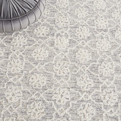 Ivory Wool 4' x 6' Hand Tufted Rectangular Rug