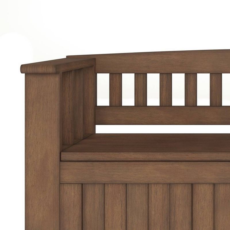 Normandy Solid Wood Entryway Storage Bench - Wyndenhall, 4 of 10
