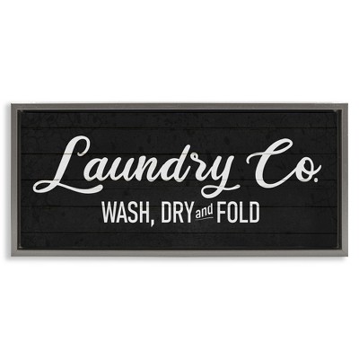 Stupell Industries Rustic Laundry Co Sign, 25" x 11"