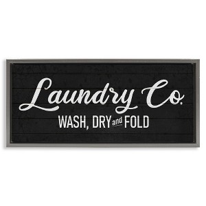 Stupell Industries Rustic Laundry Co Sign, 25" x 11" - 1 of 4