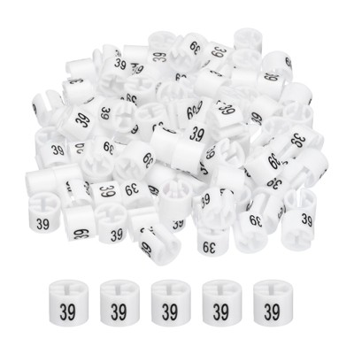 Unique Bargains Easy to Remove Reusable Easy to Recognize Hanger Markers Label