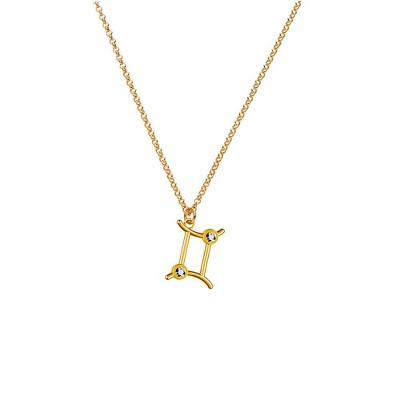 Give Me a Sign Zodiac Name Necklace - Gold Vermeil