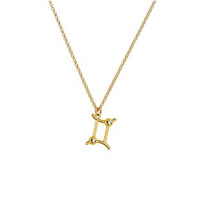 Give Me a Sign Zodiac Name Necklace - Gold Vermeil - 1 of 4
