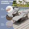 Crestlive Products 80 inch Patio Chaise Lounge Chairs Cushion 22D Sponge 220gsm Polyester Fabric - 4 of 4