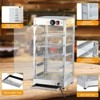 Commercial Food Warmer Display, Countertop Pastry Warmer, Pizza Warmer Cabinet with 3D Heating - 2 of 4