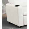 PU Leather Kids Recliner Chair with Cupholder, Seat Height and Black Plastic Legs - 4 of 4