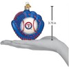 Old World Christmas Blown Glass Ornament for Christmas Tree, Texas Rangers Baseball Mitt - 3 of 3