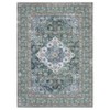 Vintage Floral Printed Oriental Area Rug, 9x12 Washable, Stain-Resistant - 4 of 4
