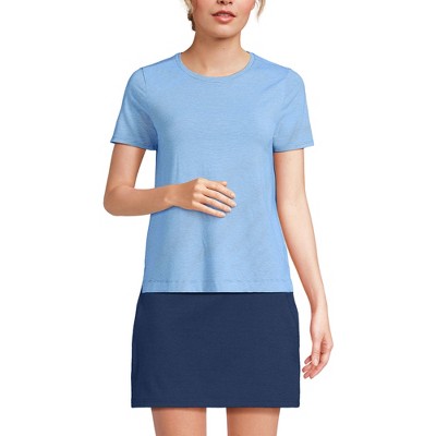 Lands' End Women's Power Performance Short Sleeve Crew Neck Tee