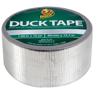 Duck Tape® Brand Duct Tape, Chrome, 1.88 in. x 15 yd.