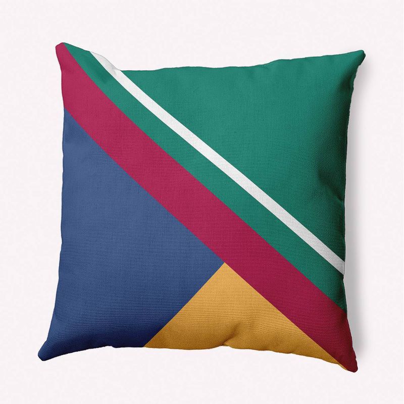 16"x16" Bold Shapes Square Throw Pillow - e by design, 1 of 6