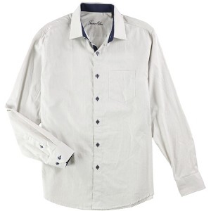 Tasso Elba Mens Stripe Button Up Shirt - 1 of 1