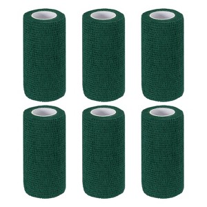 Unique Bargains Self-Adhesive Elastic Breathable Athletic Tapes 6 Rolls - 1 of 4