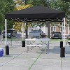 Flash Furniture 10'x10' Pop Up Event Straight Leg Canopy Tent with Sandbags and Wheeled Case - image 2 of 4