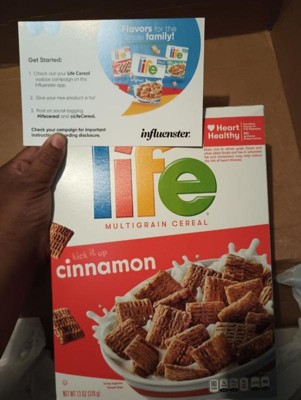 cinnamon life cereal box