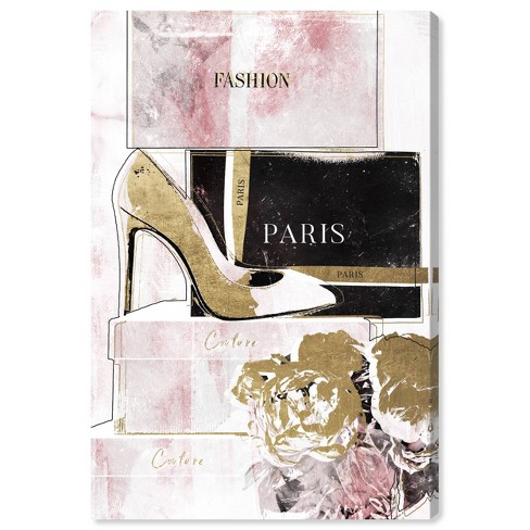 Cover Paris in Blush  Wall Art by Oliver Gal