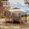 11x11 Pop Up Instant Gazebo Tent for Backyard, Pop Up Gazebo With Mosquito Netting, Outdoor Canopy Gazebos Waterproof With Portable Carrying Bag - 4 of 4